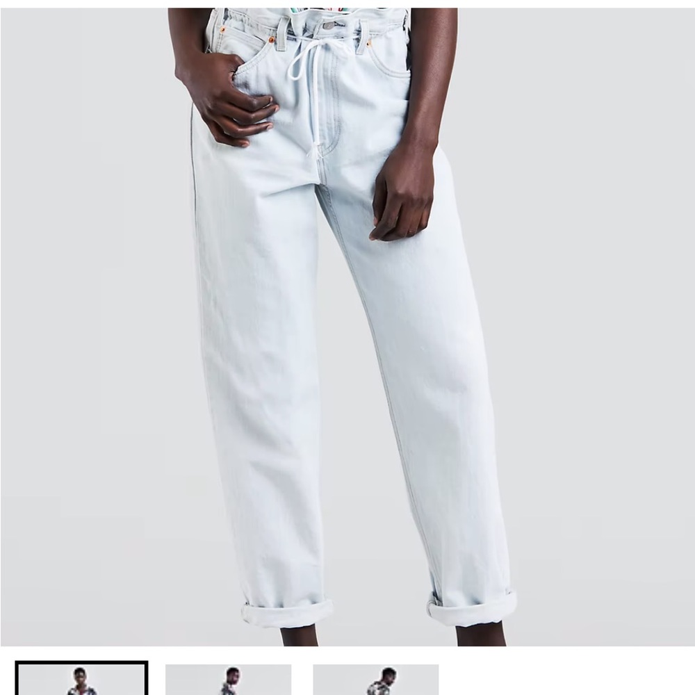 Levi’s Cinched Waist Drawstring Taper Jeans